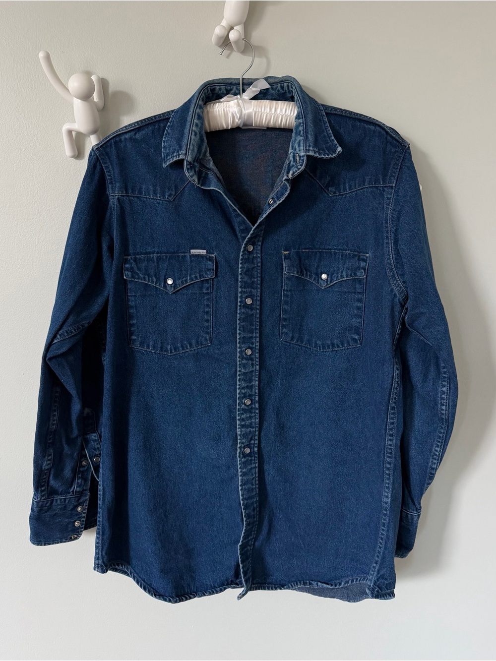 Carhartt vintage Western denim pearl snap shirt